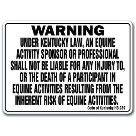 Signmission 18 in Height, Vinyl, 18" x 12", WS-D-1218-Kentucky WS-D-1218-Kentucky
